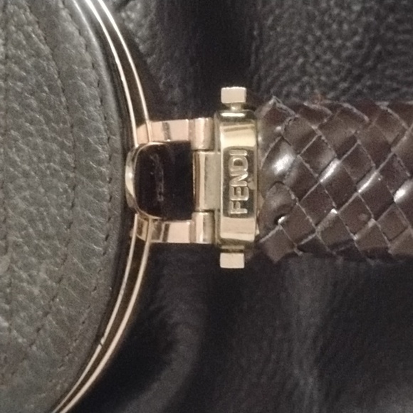 Fendi Vintage Y2K Dk Brown Leather Spy Bag Lk New Perfect! - Picture 2 of 14